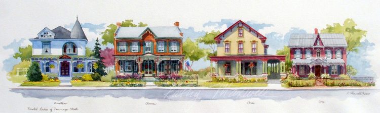 Painted Ladies of Parsonage Street (Newville, PA)