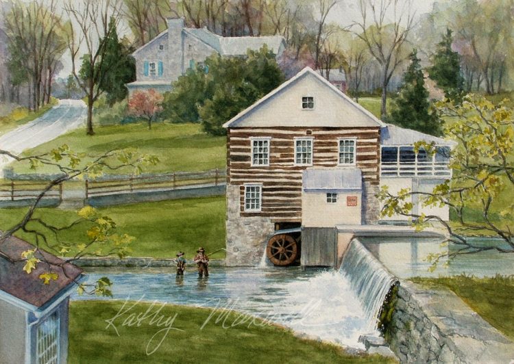 Trout Fishing at Laughlin Mill (Newville, PA)