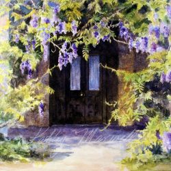 Wisteria Doorway