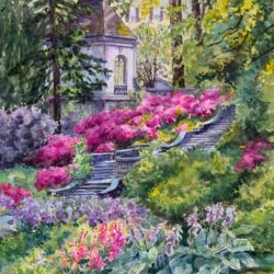 Azaleas at Winterthur by Kathy Maxwell