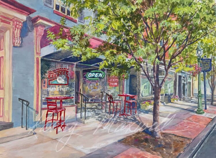 George's Subs and Pizza by Kathy Maxwell