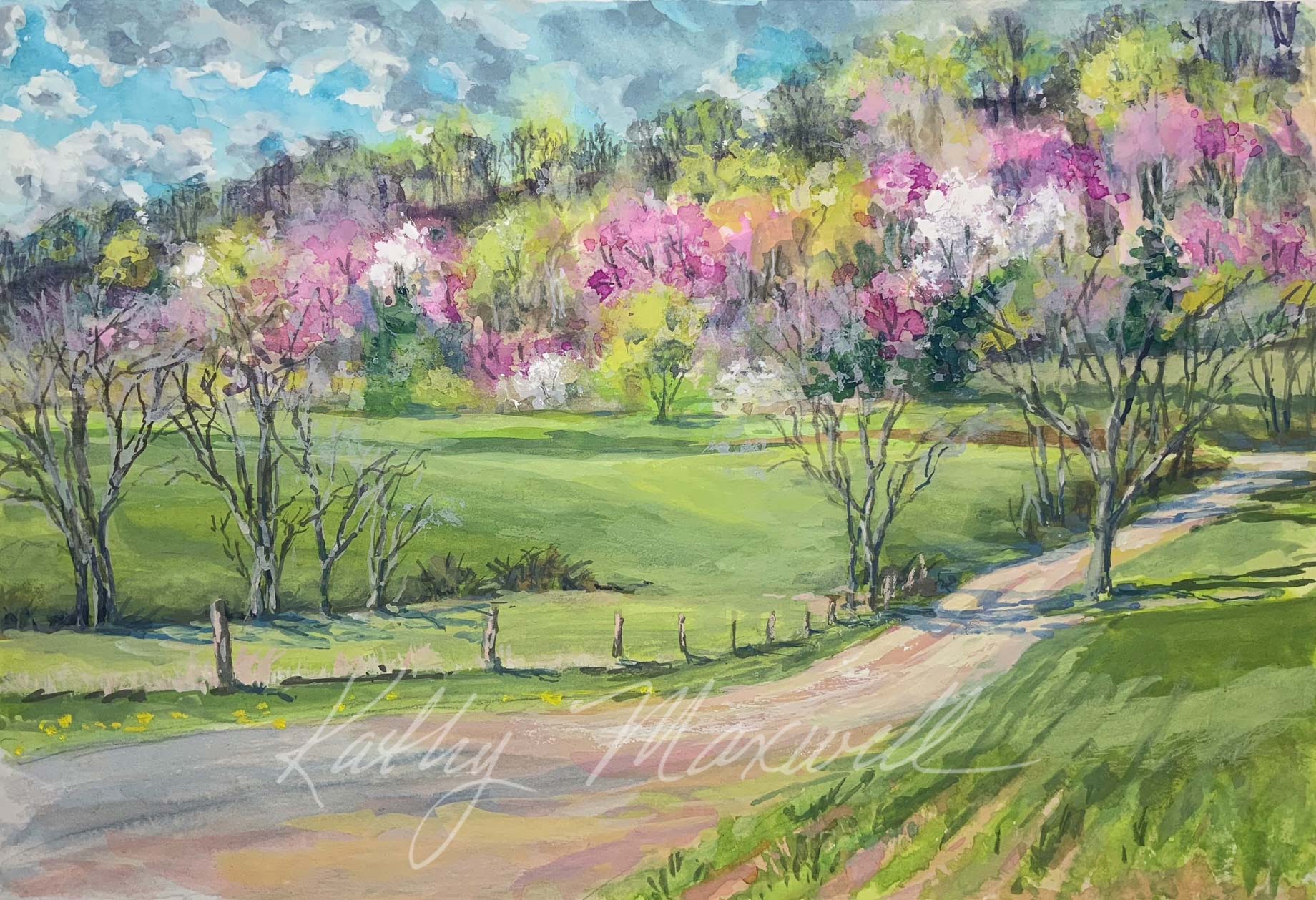 Redbuds in Early Spring, Perry County by Kathy Maxwell